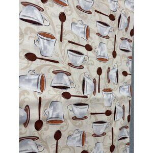 1/2 yard Coffee-Themed Fabric by Windham Fabrics "Dark Roast" Whistler Studios P